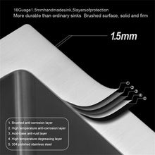 Load image into Gallery viewer, 23" Undermount Single Bowl Stainless Steel Kitchen Sink
