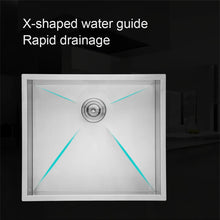 Load image into Gallery viewer, 23" Undermount Single Bowl Stainless Steel Kitchen Sink
