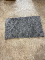 2x3 Grey Shaggy Accent Rug