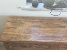 Load image into Gallery viewer, Hand Carved Wooden Sideboard from Pier 1 Imports
