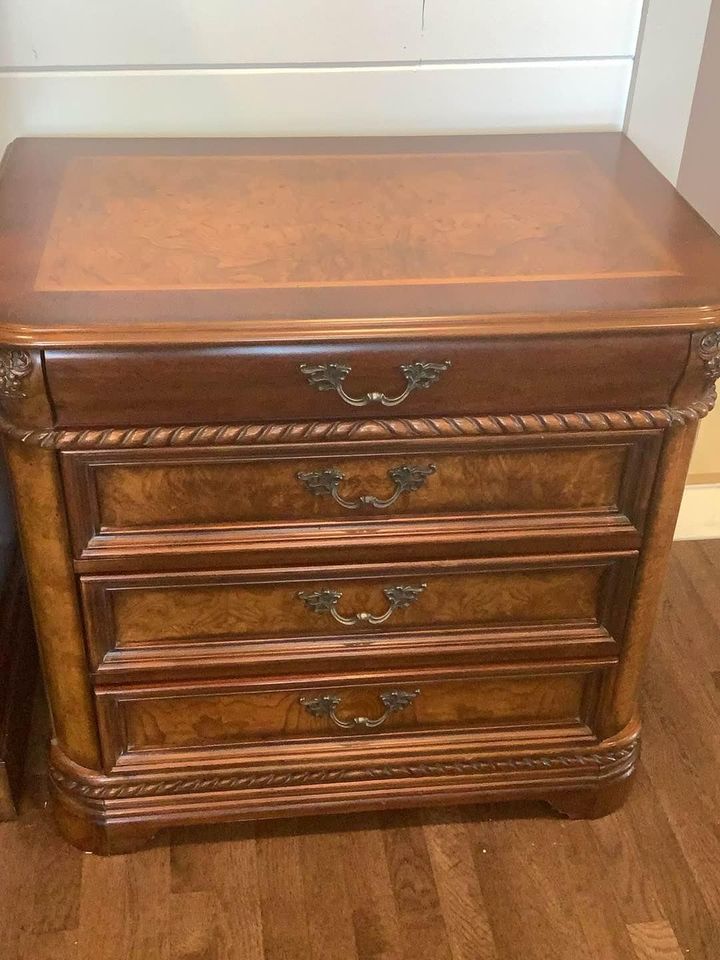 Antique wooden side table