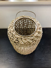 Load image into Gallery viewer, Twine Rope Decorative Candle Lantern
