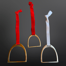 Load image into Gallery viewer, Equestrian Stirrup Iron Christmas Ornament 
