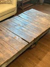 Load image into Gallery viewer, Industrial cart coffee table
