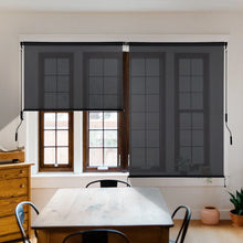 Load image into Gallery viewer, Grey 5% Openness Solar Fabric Roller Sun Shade, Cordless 95% UV Protection Blinds
