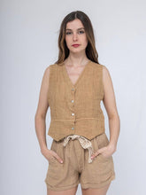 Load image into Gallery viewer, Linen Vest
