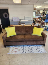 Load image into Gallery viewer, Brown Fabric Sofa
