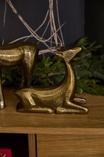 Load image into Gallery viewer, Gold Prancer Reindeer
