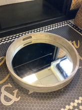 Load image into Gallery viewer, Large Round Mirrored Tray
