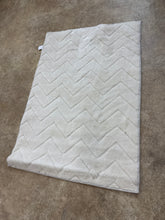 Load image into Gallery viewer, 2x3 White Chevron Accent Rug
