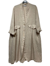 Load image into Gallery viewer, Long Linen Jacket
