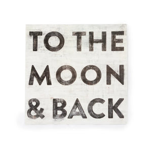 To The Moon & Back Art Poster