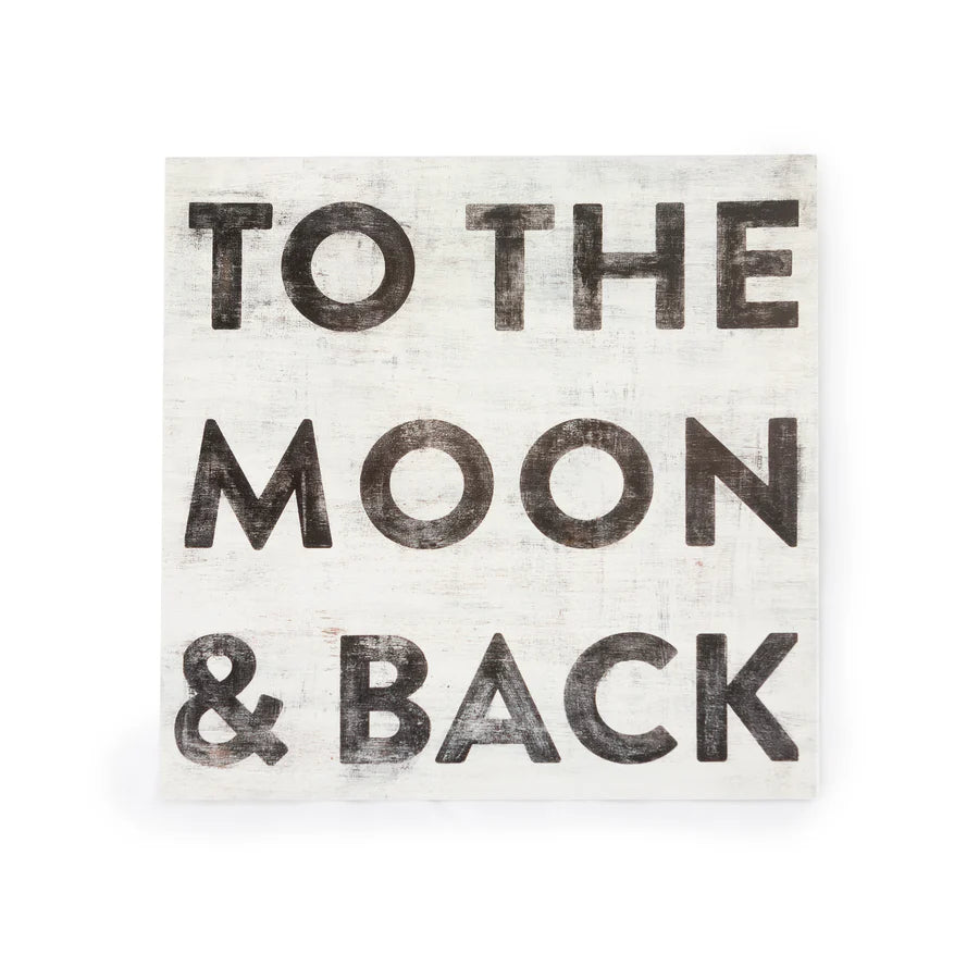 To The Moon & Back Art Poster