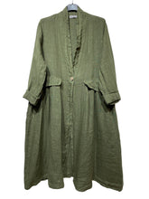 Load image into Gallery viewer, Long Linen Jacket
