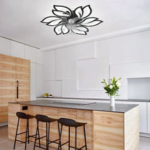 Load image into Gallery viewer, Angstrom 25" 6 - Blade Reversible Dimmable LED Flush Mount Ceiling Fan With Remote Control And App
