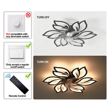 Load image into Gallery viewer, Angstrom 25" 6 - Blade Reversible Dimmable LED Flush Mount Ceiling Fan With Remote Control And App
