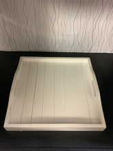 Load image into Gallery viewer, Square White Wooden Tray w/ Handles
