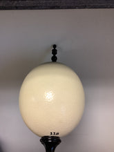 Load image into Gallery viewer, Black and Cream Ostrich Egg Decor
