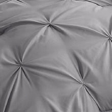 Load image into Gallery viewer, Full Size Gray Pinch Pleat Comforter with Sheets
