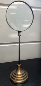 Brass Magnifying Glass on Stand