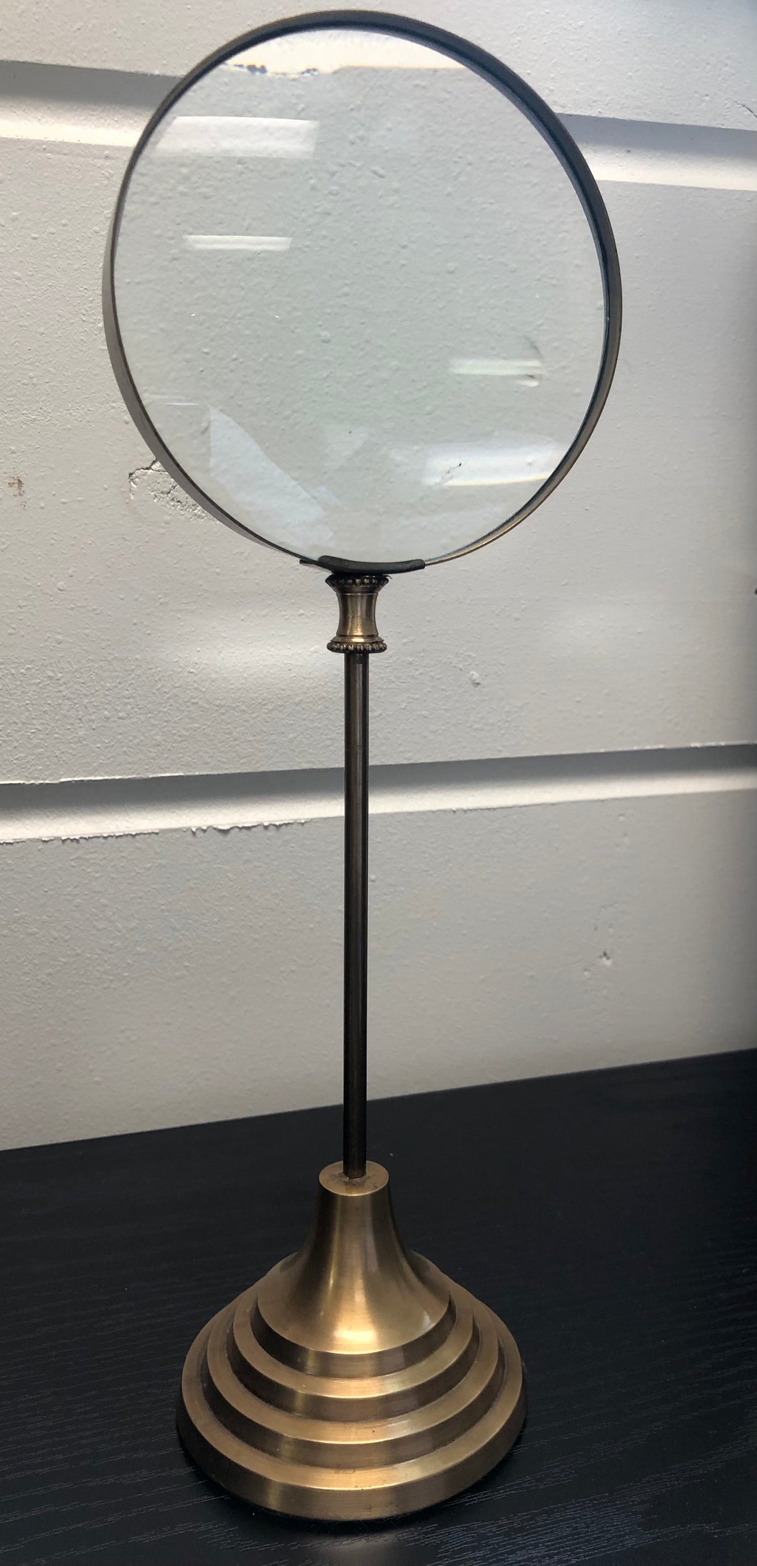 Brass Magnifying Glass on Stand