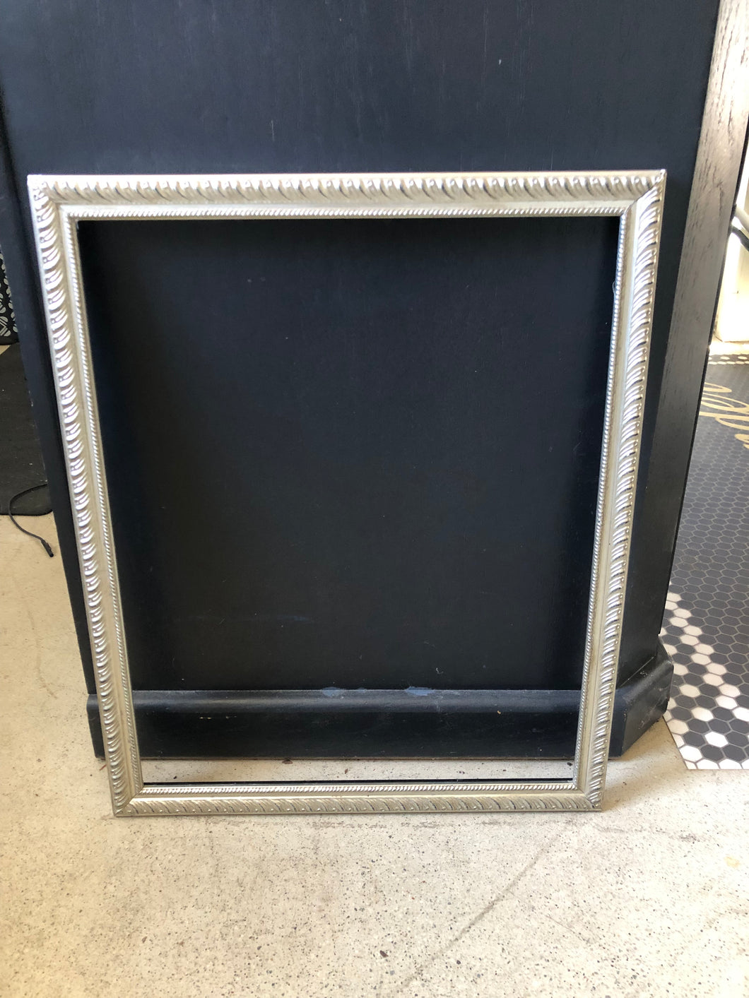 Detailed Silver Picture Frame