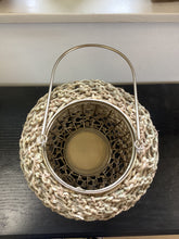 Load image into Gallery viewer, Twine Rope Decorative Candle Lantern
