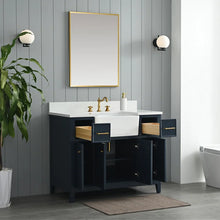 Load image into Gallery viewer, Hamman 42&#39;&#39; Free Standing Single Bathroom Sink Vanity with Engineered Stone Top
