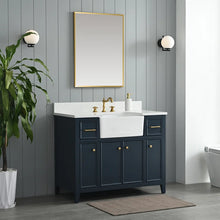 Load image into Gallery viewer, Hamman 42&#39;&#39; Free Standing Single Bathroom Sink Vanity with Engineered Stone Top
