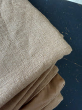 Load image into Gallery viewer, King Golden tan linen duvet cover ￼
