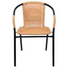Load image into Gallery viewer, Lila Rattan Indoor-Outdoor Restaurant Stack Chair
