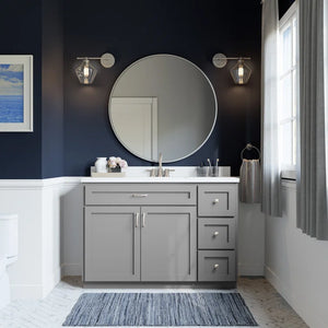 Mackynzie 49'' Free Standing Single Bathroom Vanity with Engineered Quartz Top