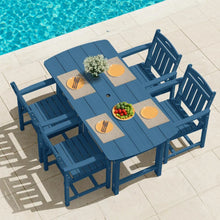 Load image into Gallery viewer, Set of 2 HDPE Outdoor Armchair Dining Chairs
