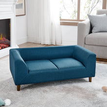 Load image into Gallery viewer, Blue Fabric Pet Sofa
