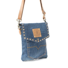 Load image into Gallery viewer, Dahlia Denim Crossbody Bag
