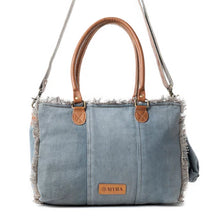 Load image into Gallery viewer, Coastal Steel Upcycled Tote
