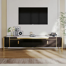 Load image into Gallery viewer, Staats 78.7&quot; Marble TV Stand Media Console
