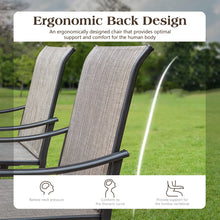 Load image into Gallery viewer, Swivel Patio Dining Chairs with Sling Seats (Set of 2)
