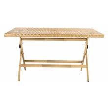 Load image into Gallery viewer, Light Brown Folding Akita Outdoor Dining Table
