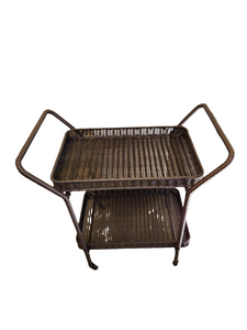 Brown Wicker Cart