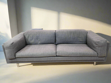 Load image into Gallery viewer, Gray Fabric Butterfly Sofa Couch
