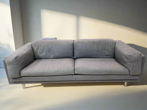 Gray Fabric Butterfly Sofa Couch