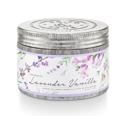 Tried & True Small Tin Candle - Lavender Vanilla