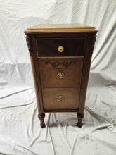 Load image into Gallery viewer, 3 Drawer Wooden Nightstands, Set of 2
