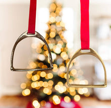 Load image into Gallery viewer, Equestrian Stirrup Iron Christmas Ornament 
