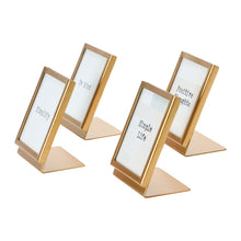 Load image into Gallery viewer, 3&quot; Gold Frame with Easel and Saying
