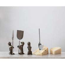 Load image into Gallery viewer, Cheese Knives w/ Dog Stands
