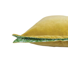 Load image into Gallery viewer, Yellow Velvet Throw Pillow
