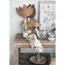 Load image into Gallery viewer, Tulip Shaped Mango Wood Cheese/Cutting Board
