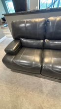 Load image into Gallery viewer, Dark Leather 2-Seat Electric Recliner
